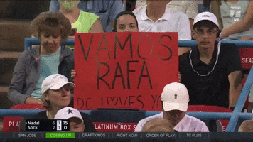 Vamos Rafa Rafael Nadal GIF by Tennis Channel