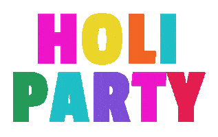 Holi Festival Indian Sticker by Sonamm