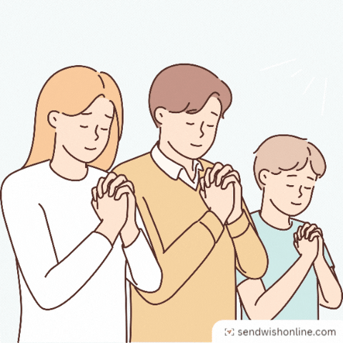 Faith Praying GIF by sendwishonline.com
