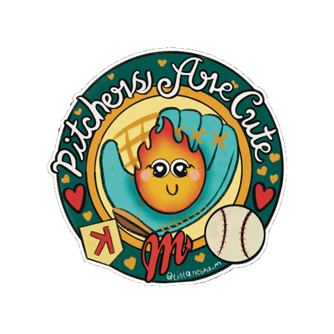Diablos Rojos Pitchers Sticker