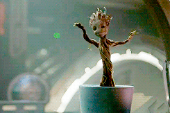 Baby Groot is a good dancer