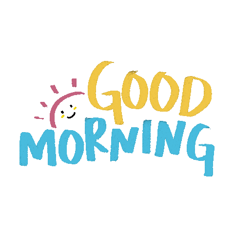 Good Morning Sun Sticker