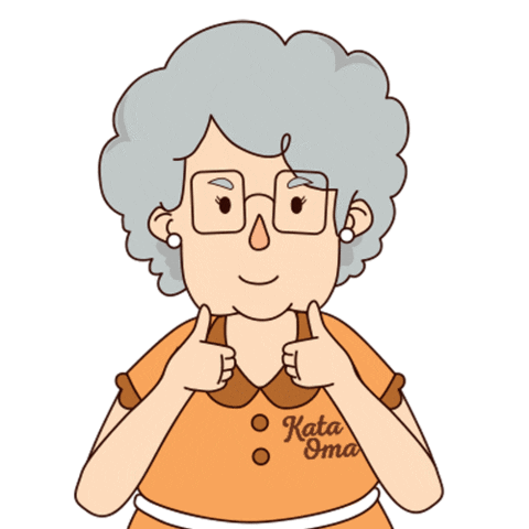 Kata Oma ID Sticker