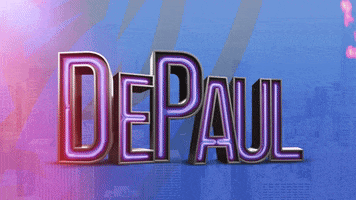 Neon Chicago GIF by DePaul Athletics