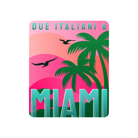 Due Italiani a Miami Sticker