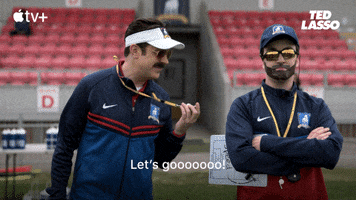 Lets Go Ted Lasso GIF by Apple TV+