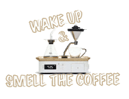 Alarm Clock Coffee Sticker by Kialoa GmbH