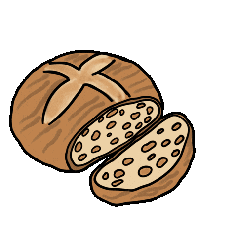 Sourdough Bakken Sticker by mindandbeauty