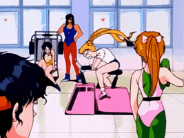Working Out Sailor Moon GIF