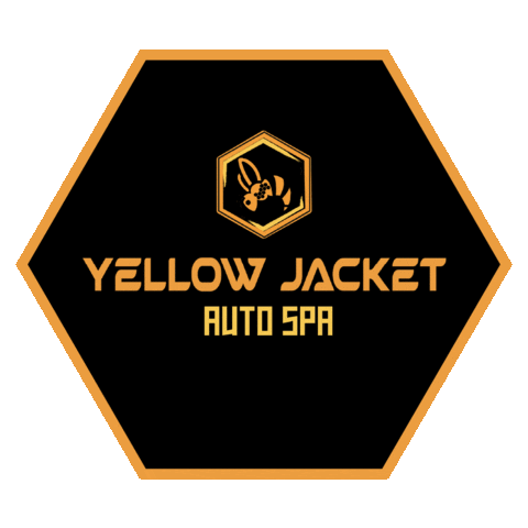 Yellow Jacket Auto Spa Sticker
