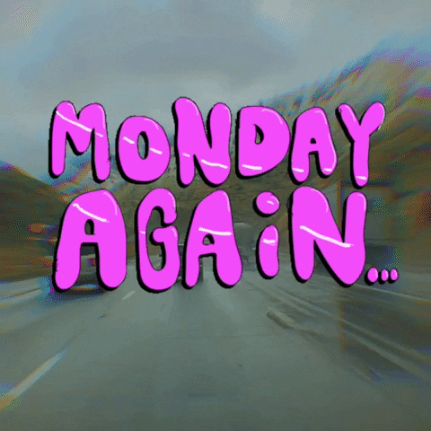I Hate Mondays Monday GIF by Yevbel