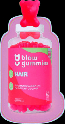 Gummy Hair GIF by Blow Gummies