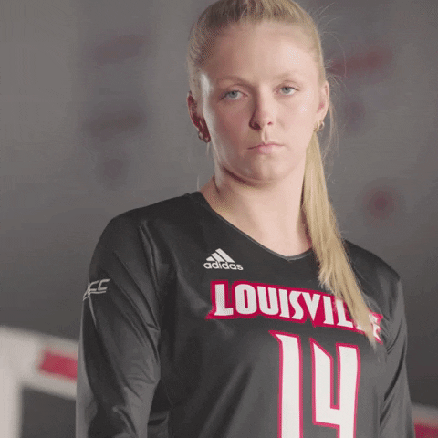 Point Volleyball GIF by Louisville Cardinals