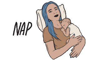 Sleepy Sticker by heysleepybaby