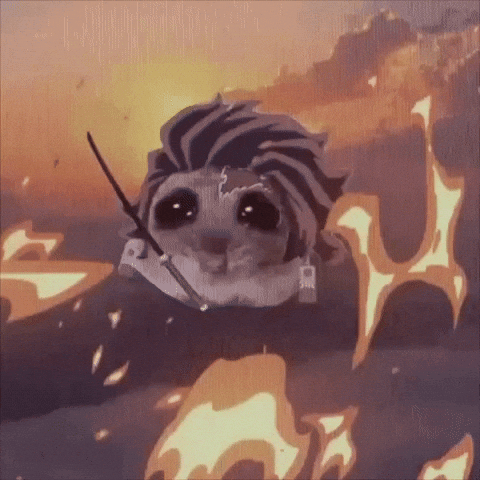 Fire Flames GIF by Sad Hamster