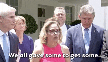 Kyrsten Sinema Infrastructure GIF by GIPHY News