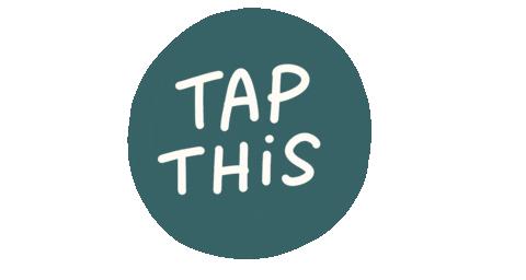 Tap This Sticker by jenny henderson studio