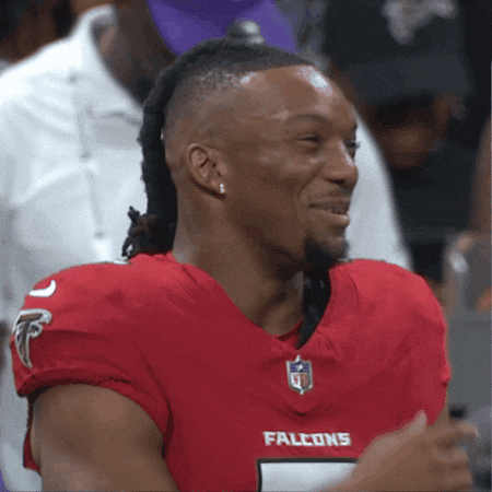 Football Smiling GIF by Atlanta Falcons