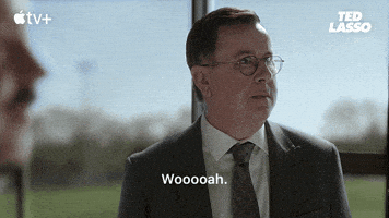Shocked Ted Lasso GIF by Apple TV+