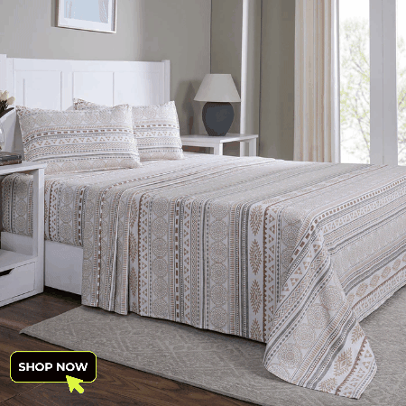 Bed Sheet With Pillow Case GIF