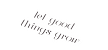Let Good Things Grow Sticker by Piccola Profumeria Salvatori