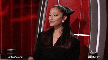 Ariana Grande Kiss GIF by The Voice