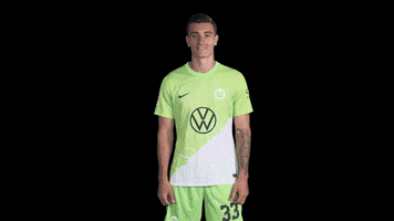 Happy Cedric Zesiger GIF by VfL Wolfsburg