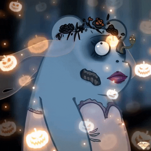 Corpse Bride Halloween GIF by SuperRareBears