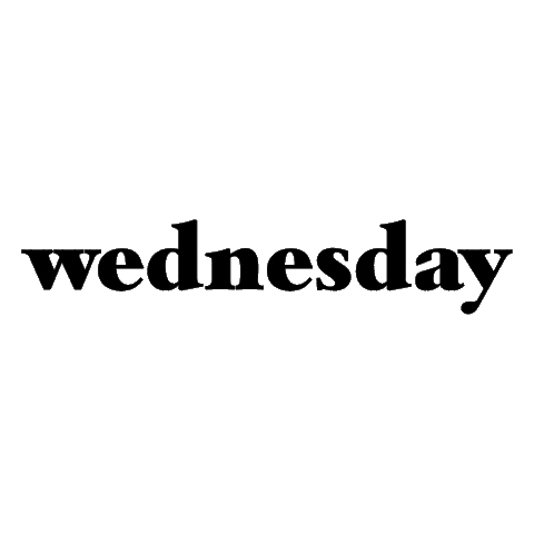 Wednesday Weekdays Sticker by Molly Alexander