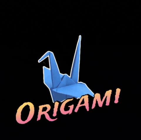 origamite origami оригами origamite origami crane GIF
