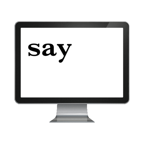 Say Yes Sticker