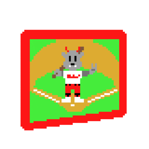 Diablos Rojos Baseball Sticker