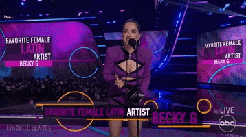 Becky G GIF by AMAs