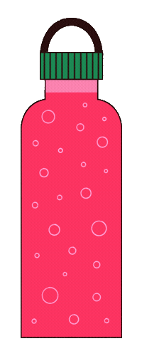 Water Bottle Drinking Sticker