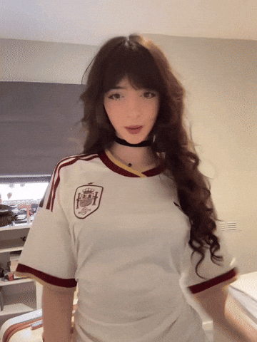 Beautiful Girl Flirting GIF