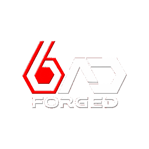 6AD Forged Wheels Sticker