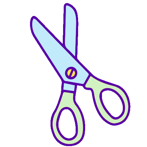 Cut Tijera Sticker