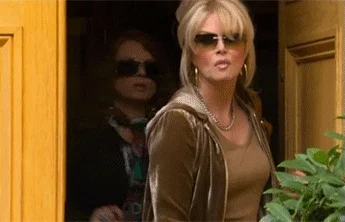 fuck off absolutely fabulous GIF