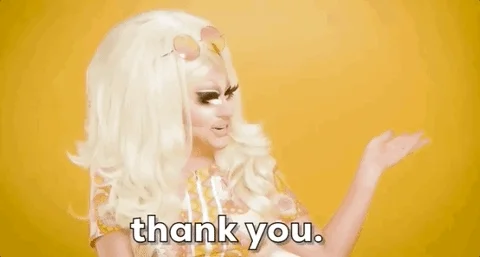 Trixie Mattel Thank You GIF by RuPaul's Drag Race