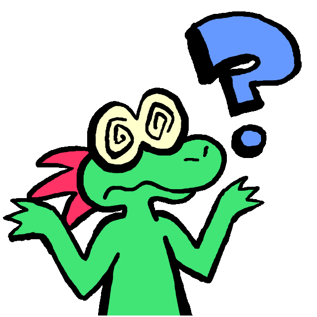 Confused Question Sticker