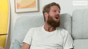 Angry Watching Tv GIF by Gogglebox Australia