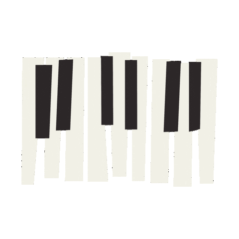 Piano Keys Sticker by Live Nation