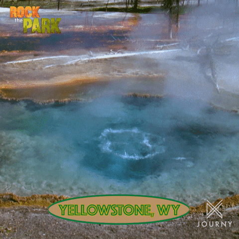 Bubbling Yellowstone National Park GIF by Ovation TV