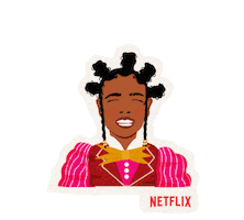 Netflix Jingle Sticker by Mielle Organics