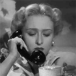 classic film telephone GIF