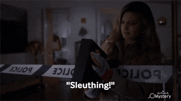Lauren Sleuthing GIF by Hallmark Movies & Mysteries