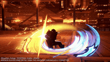 Video Game Fighting GIF by Demon Slayer: The Hinokami Chronicles 2