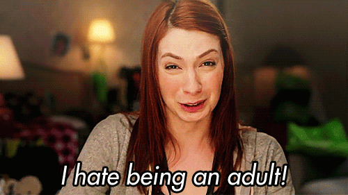  sad frustrated adult felicia day responsibility GIF