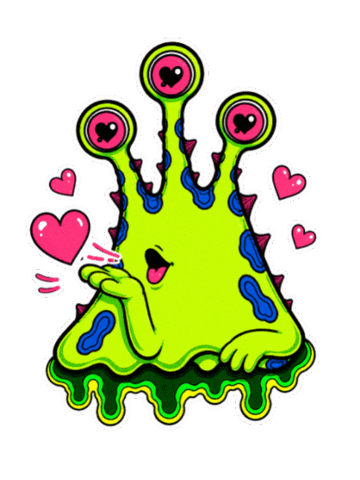 Heart Kiss Sticker