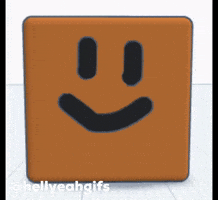Orange Cube GIF
